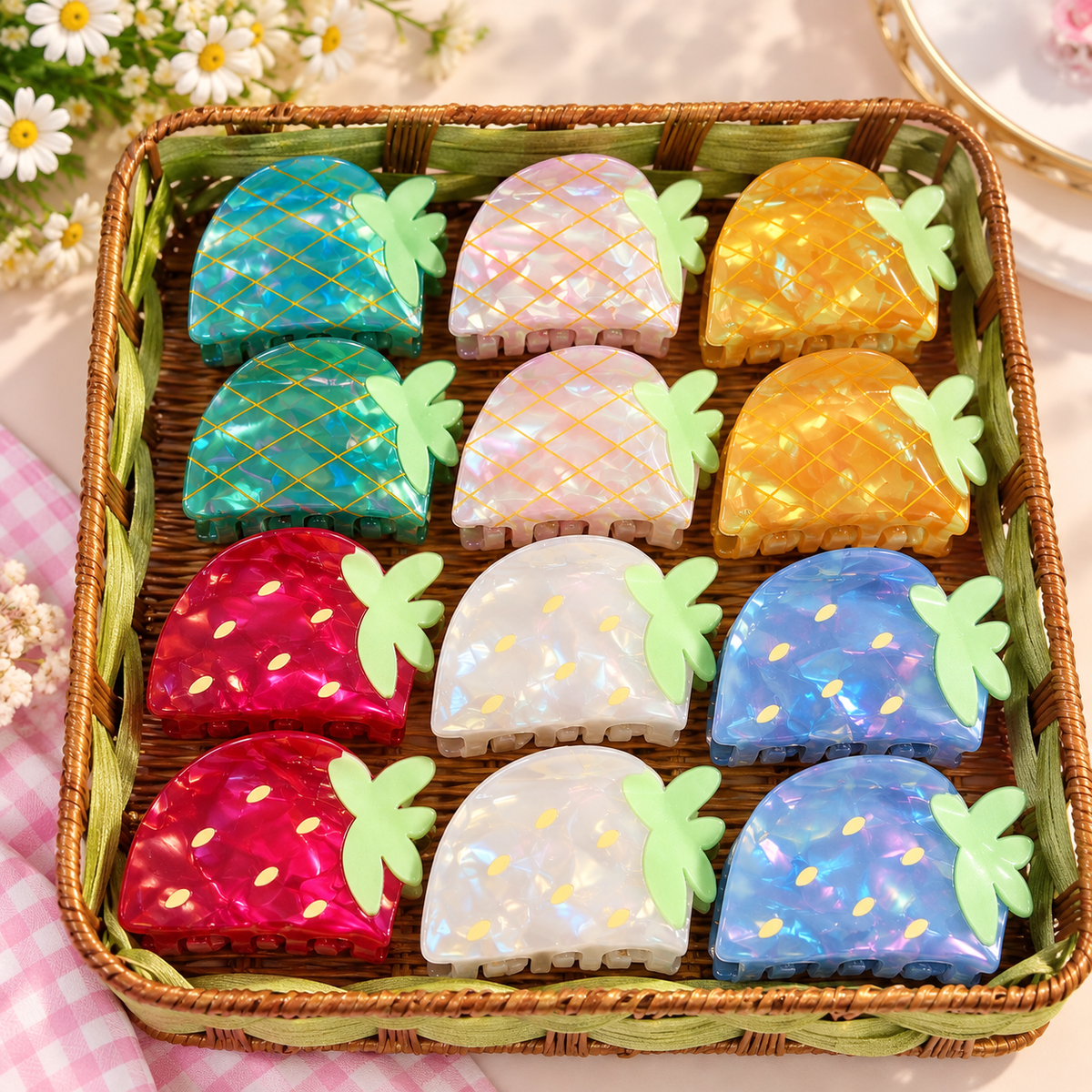 Strawberry Hair Claw Clip
